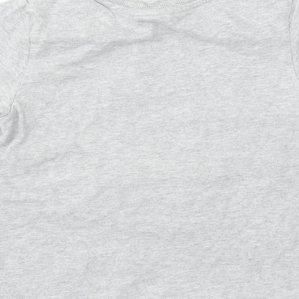 TU Boys Grey Animal Print  Basic T-Shirt Size 4-5 Years