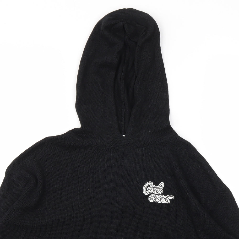 H&M Womens Black   Pullover Jumper Size M