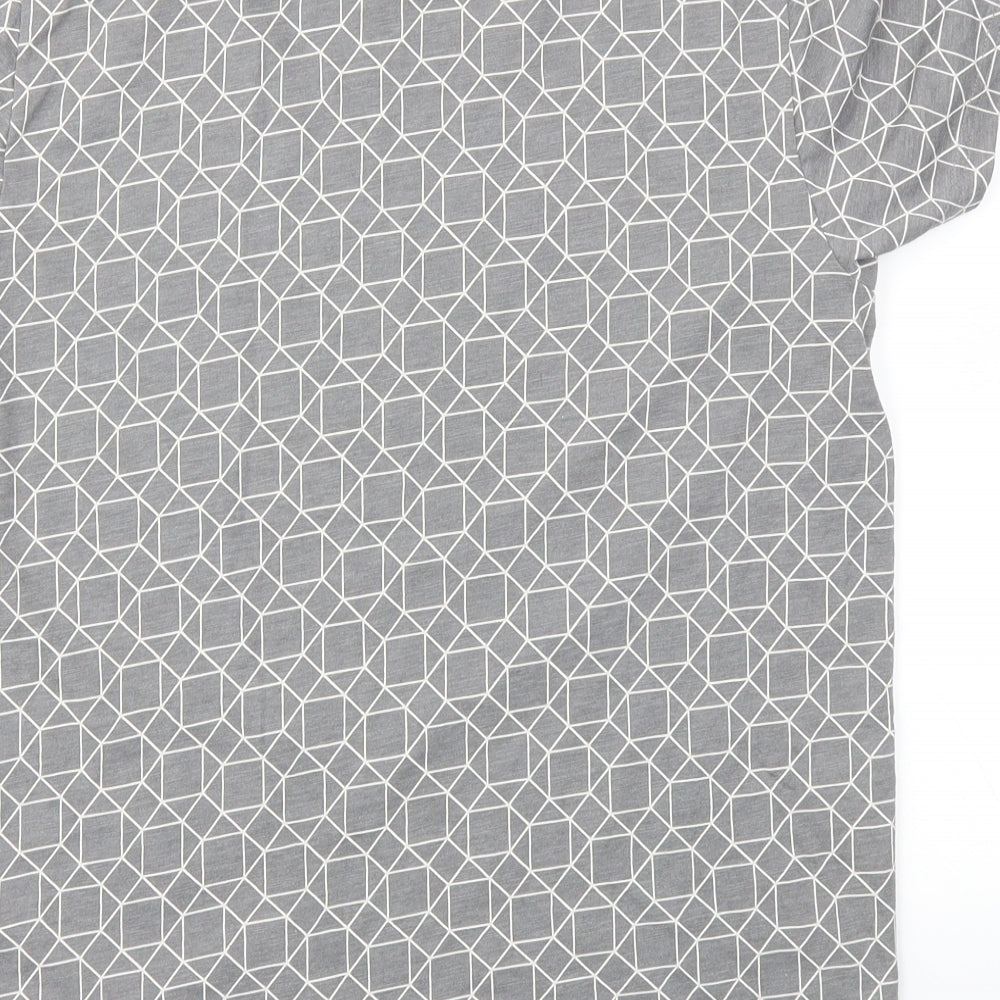 NEXT Boys Grey Argyle/Diamond  Basic T-Shirt Size 12 Years