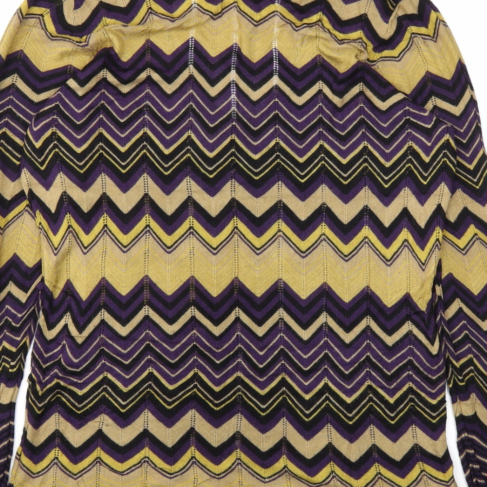 NEXT Womens Purple Argyle/Diamond  Basic T-Shirt Size 20