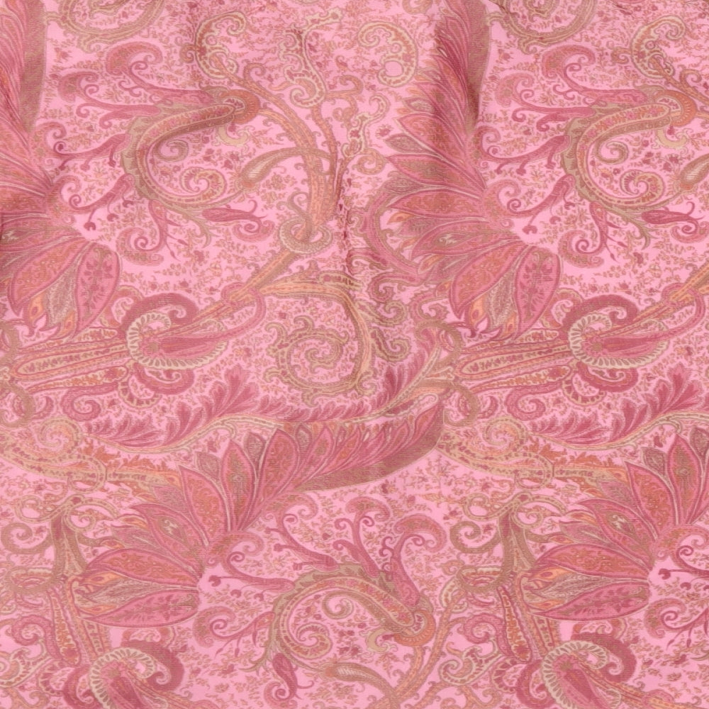 Seven Womens Pink Floral  A-Line Skirt Size 24  - Stretch waistband