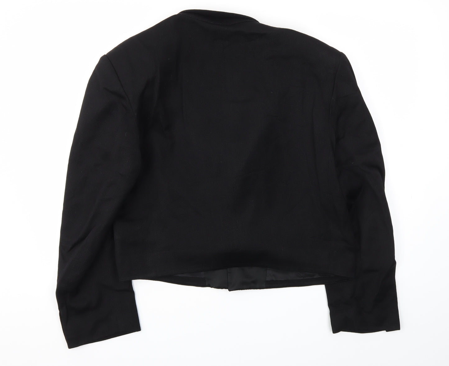 Preworn Womens Black   Jacket Blazer Size 40