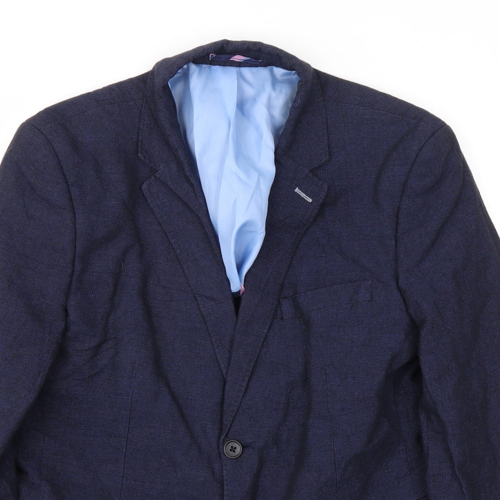 Jeff Banks Mens Blue   Jacket Blazer Size 40