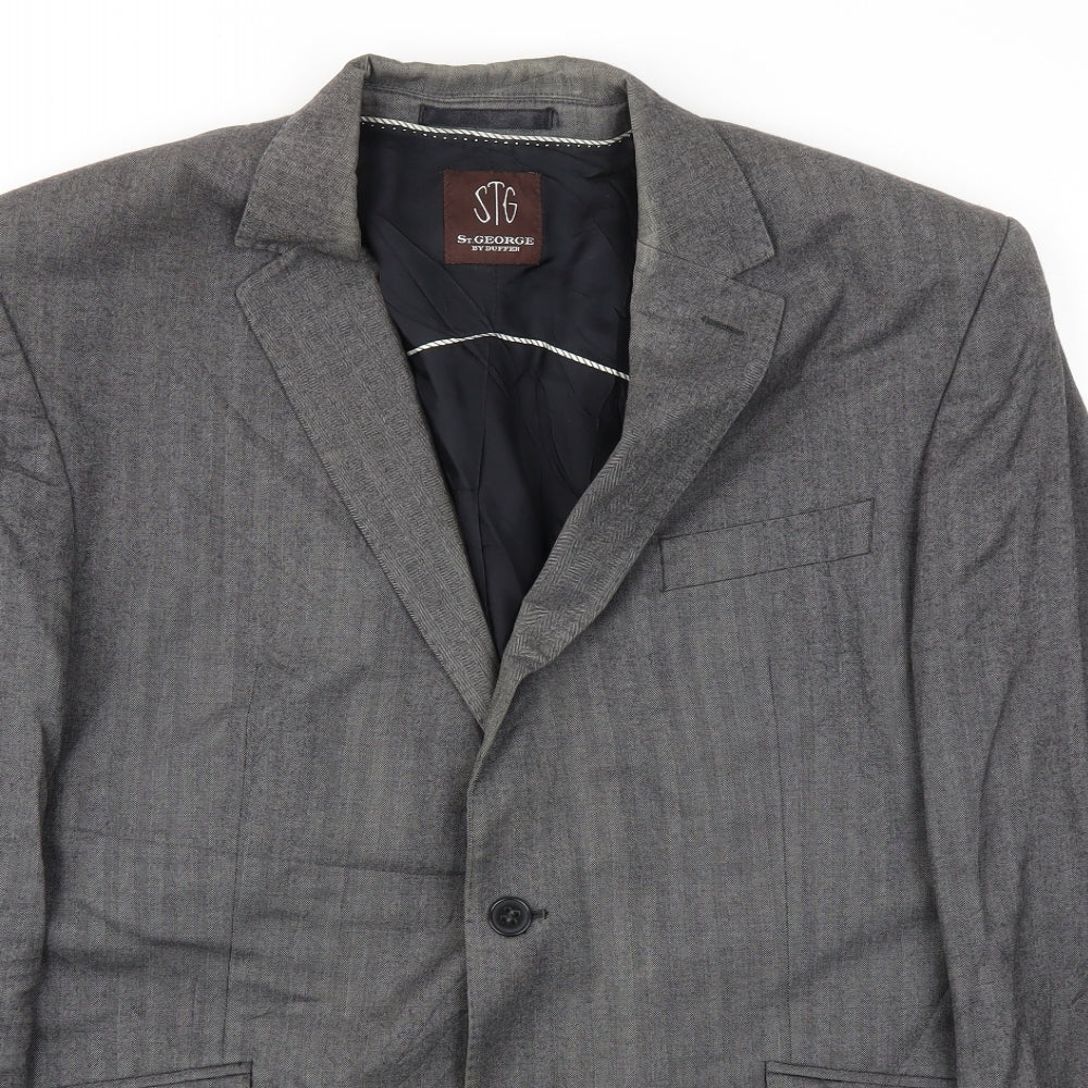 STG Mens Grey   Jacket Blazer Size 46