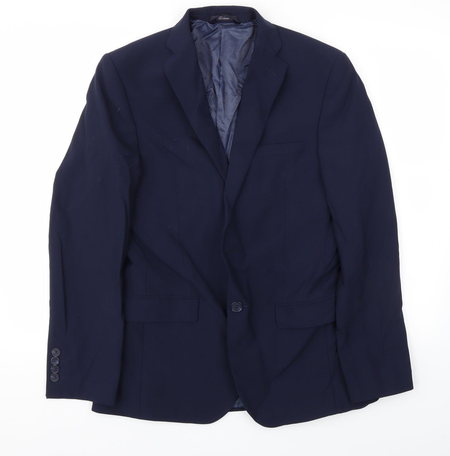 M&S Mens Blue   Tuxedo Blazer Size 38