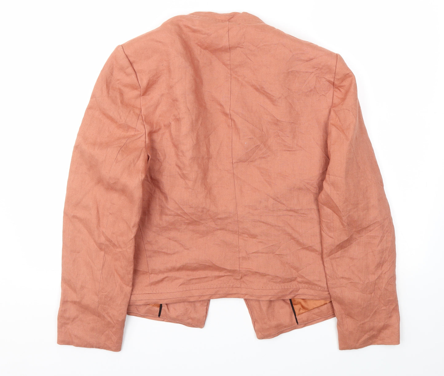 Laura Ashley Womens Orange   Jacket Blazer Size 16