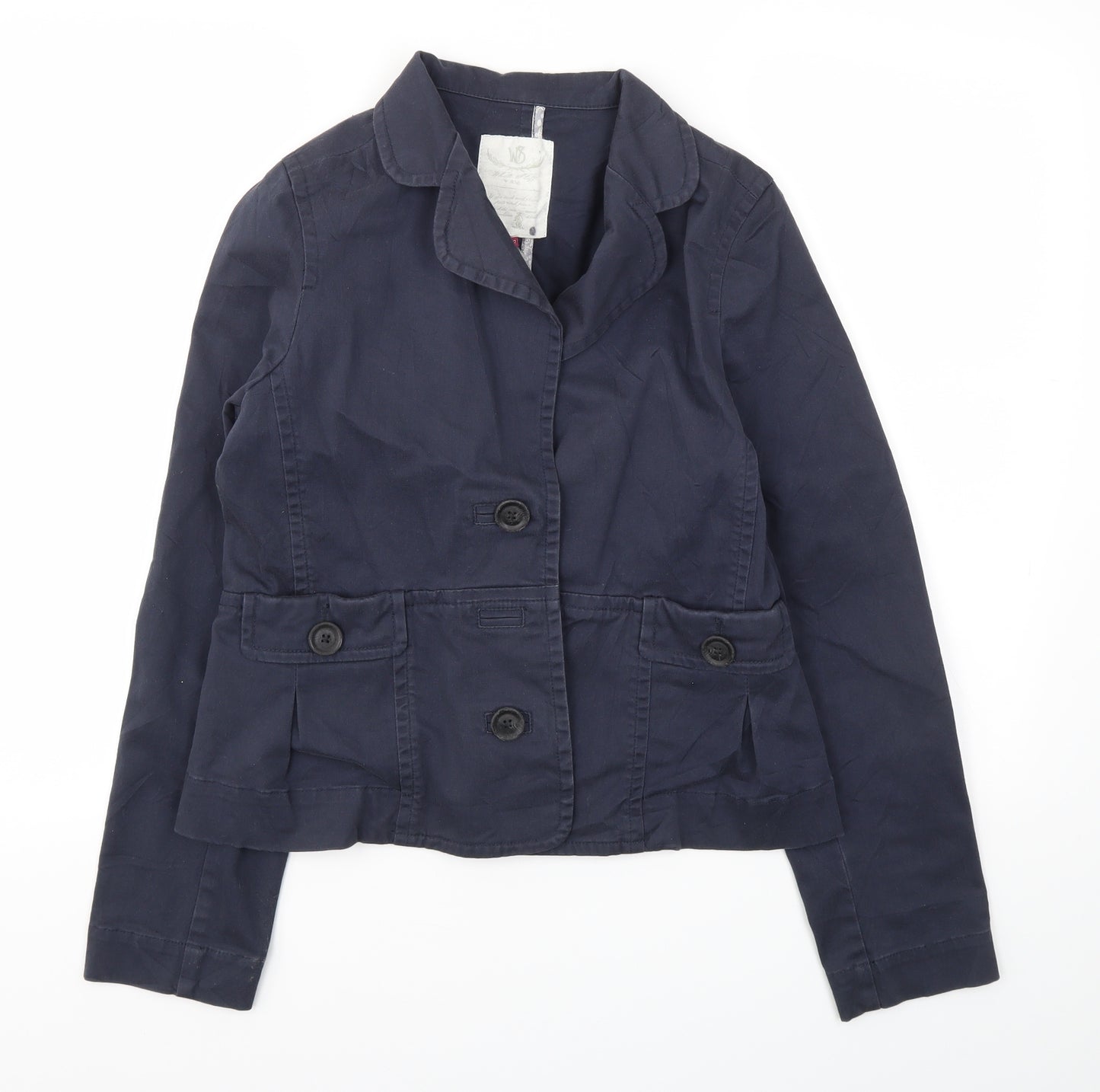 W8 Womens Blue   Jacket Blazer Size 12