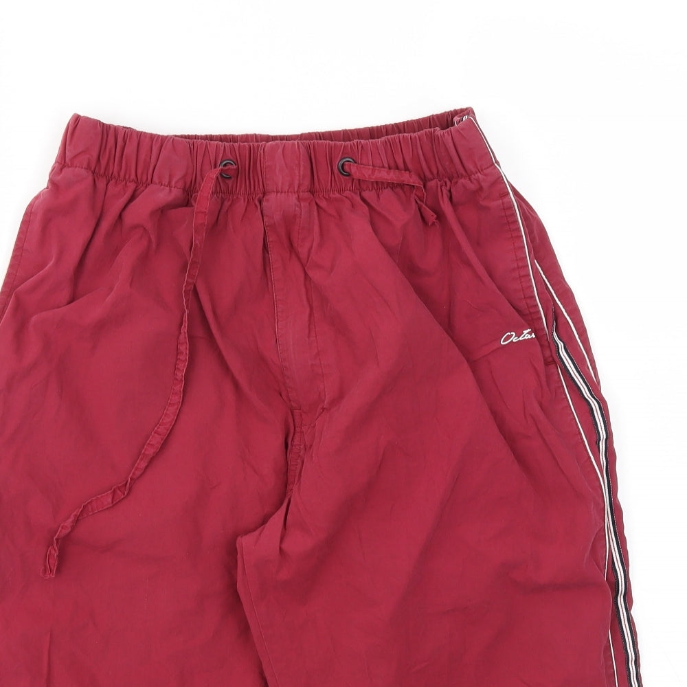 Octave Mens Red   Sweat Shorts Size XL - Stretch waistband