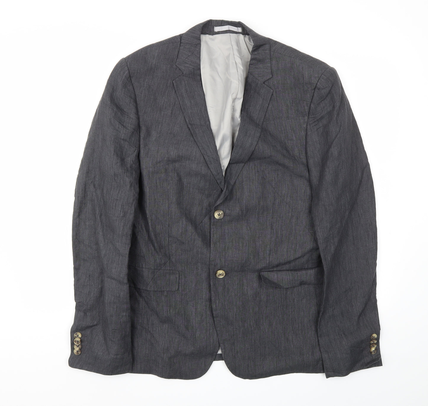 Topman Mens Grey   Jacket Blazer Size 42