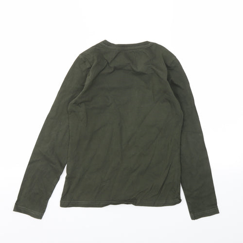EMOI Girls Green   Basic T-Shirt Size 10 Years