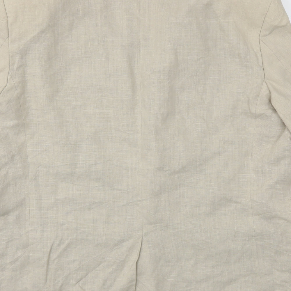 M&S Mens Beige   Jacket Blazer Size 44