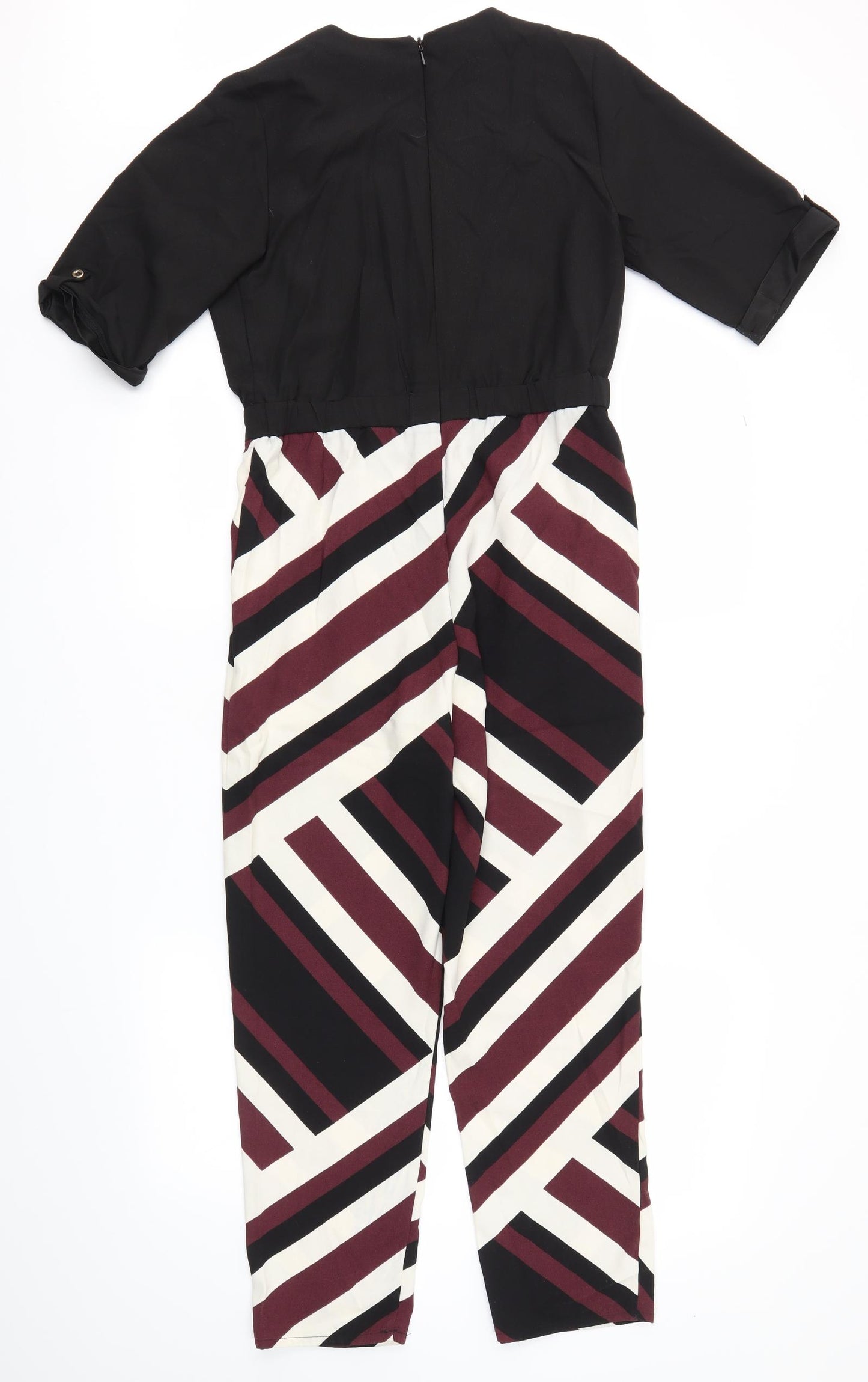 RIVER ISLAND  Girls Red Argyle/Diamond  Bodysuit One-Piece Size 11 Years