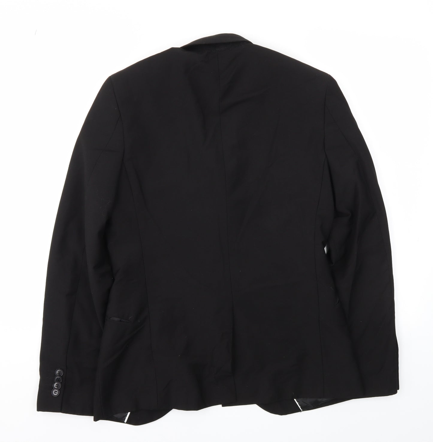 Cedar Wood State Mens Black   Jacket Blazer Size 36