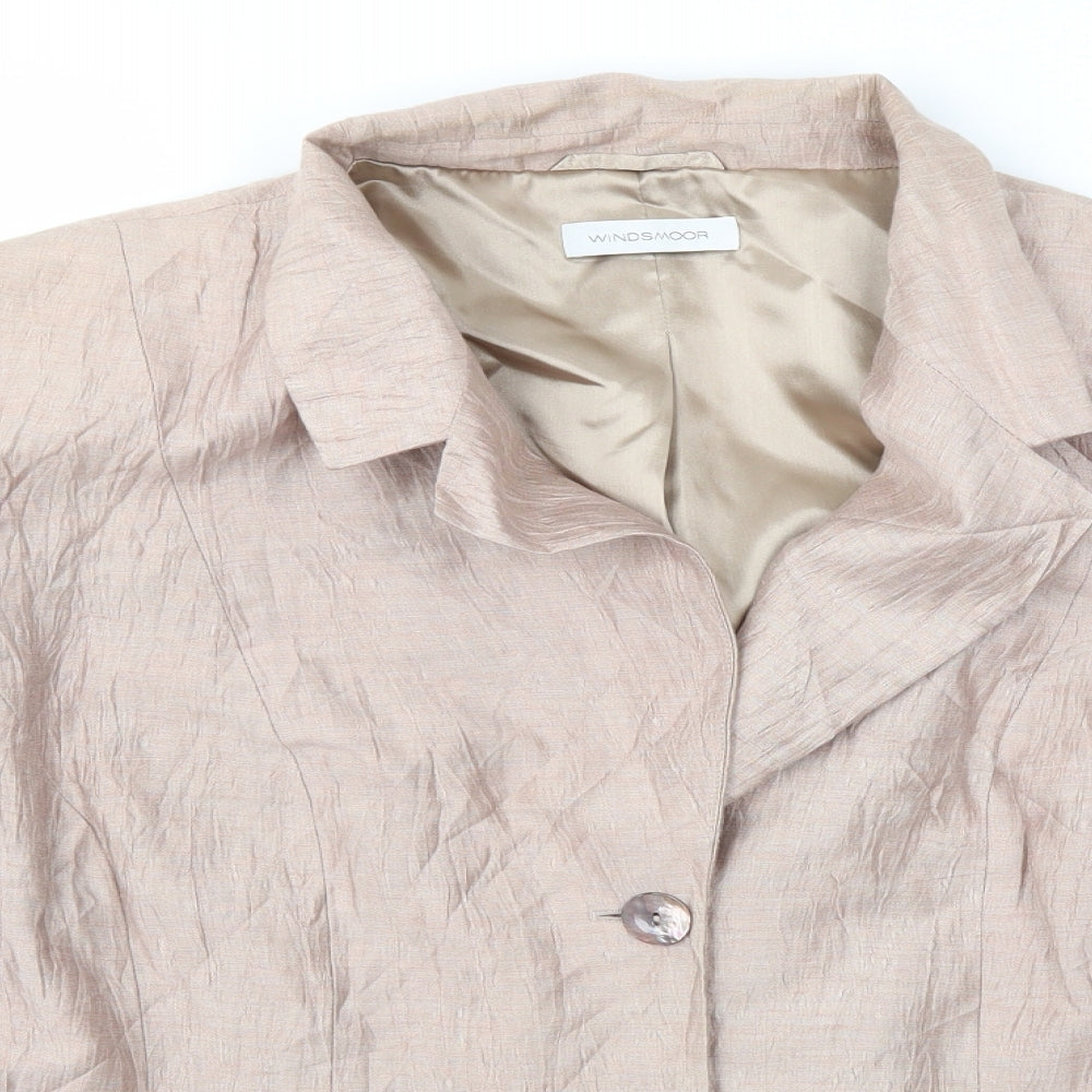 Windsmoor Womens Pink   Jacket Blazer Size 24