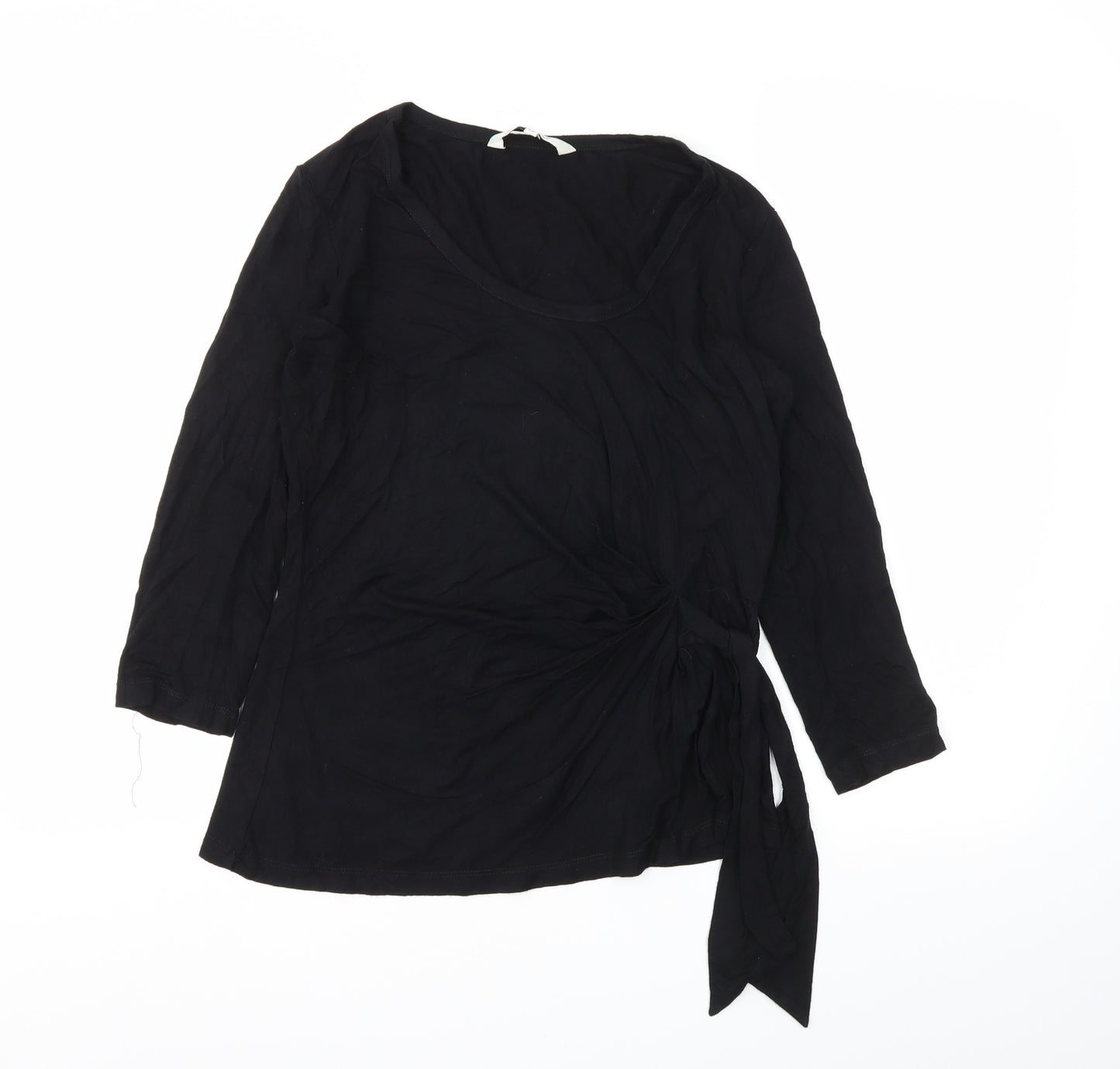 Damsel in a Dress Womens Black   Basic T-Shirt Size 12