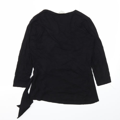 Damsel in a Dress Womens Black   Basic T-Shirt Size 12