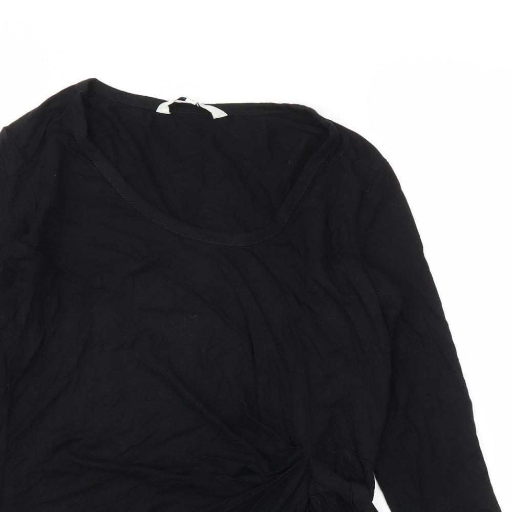 Damsel in a Dress Womens Black   Basic T-Shirt Size 12