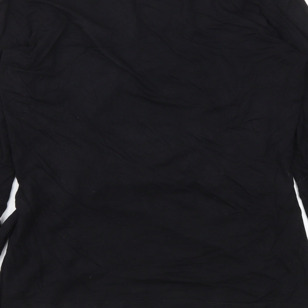 Damsel in a Dress Womens Black   Basic T-Shirt Size 12