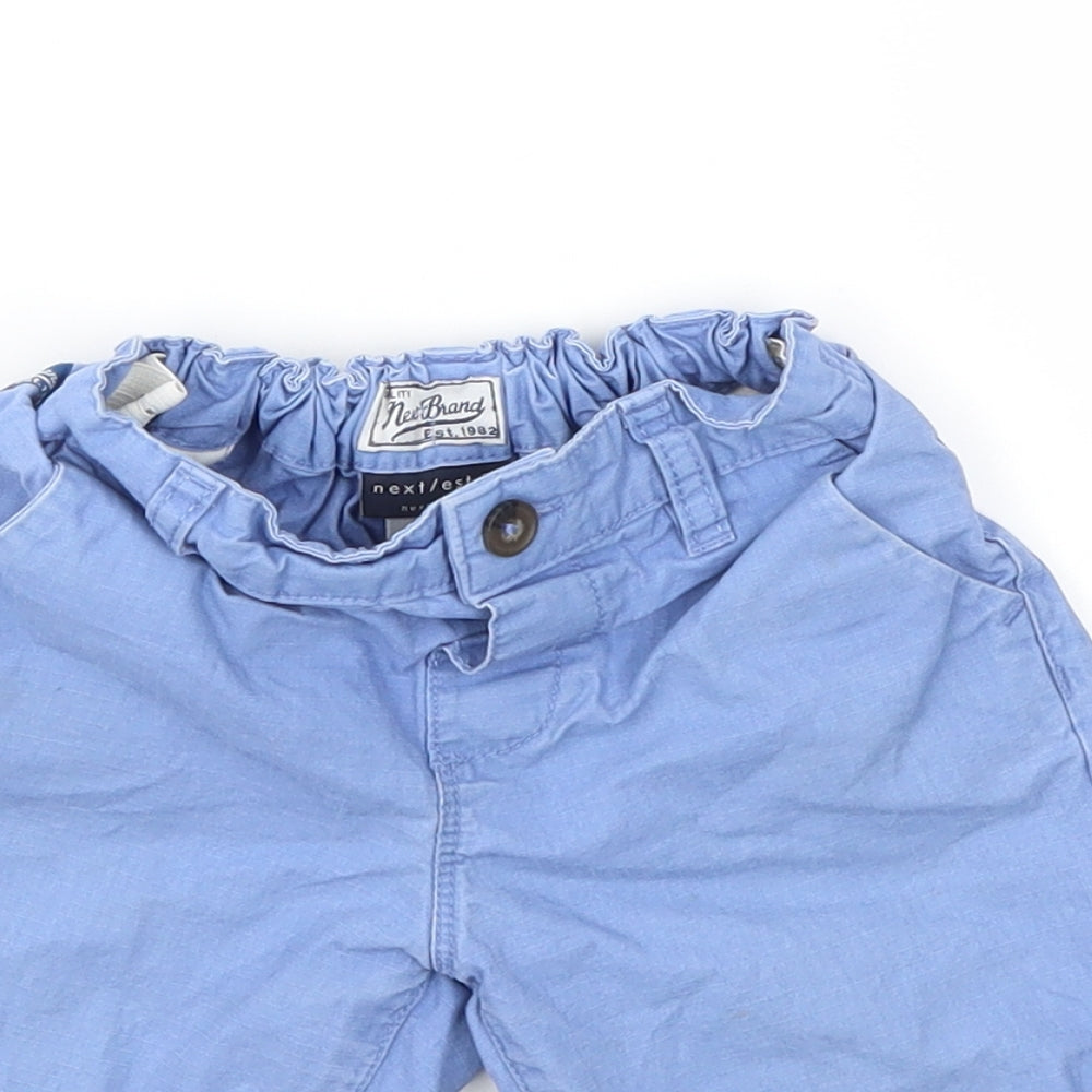 NEXT Boys Blue   Cargo Shorts Size 2-3 Years
