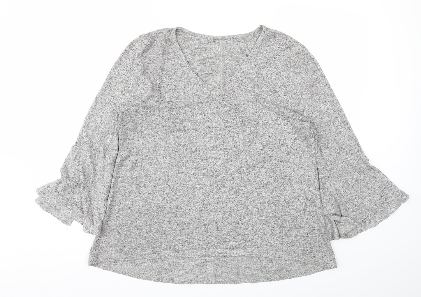Preworn Womens Grey   Basic T-Shirt Size XL