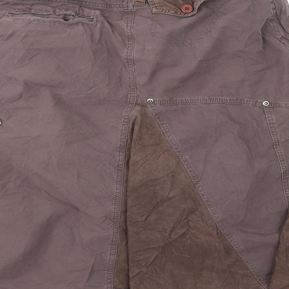 Preworn Womens Brown   Flare Skirt Size 14