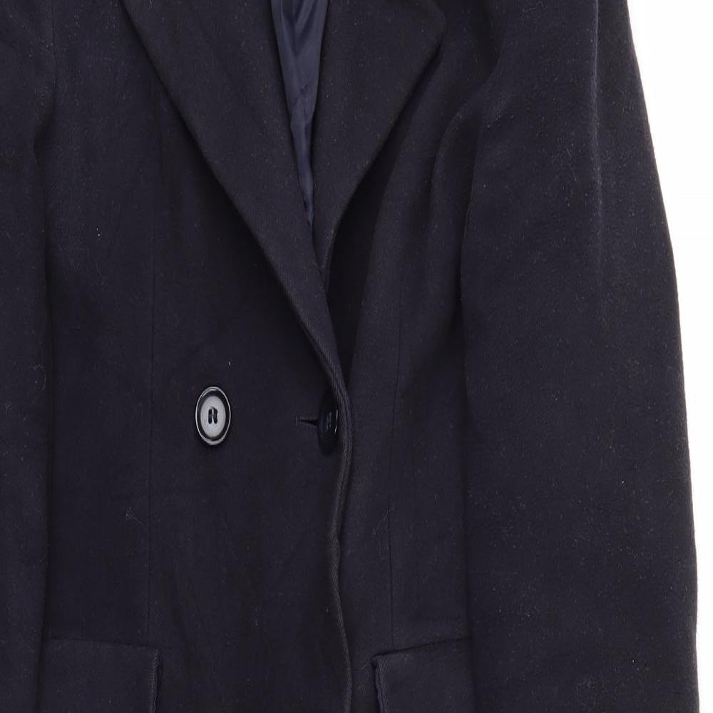 M&S Womens Blue   Jacket Coat Size 8