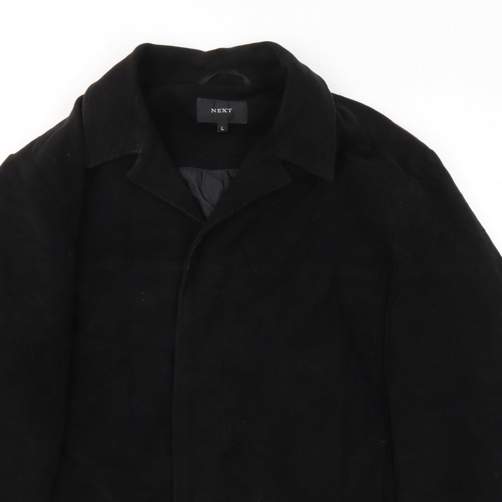 NEXT Mens Black   Jacket Coat Size L