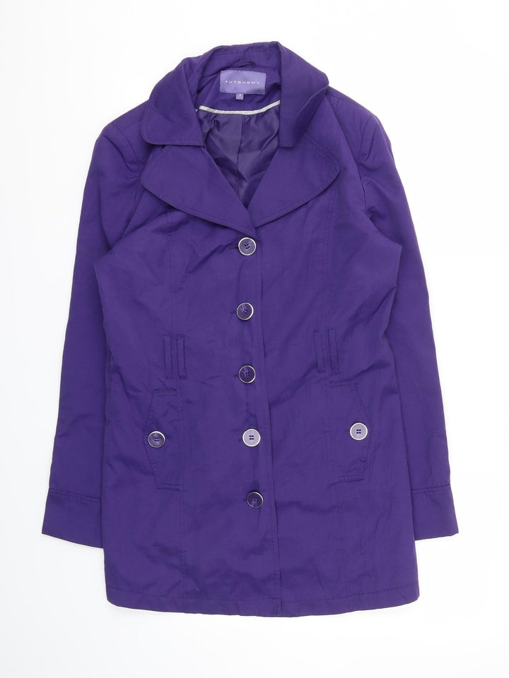 Autonomy Womens Purple Jacket Coat Size 14