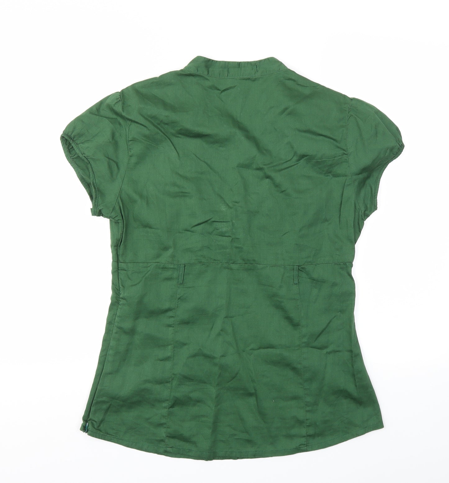 MOEUSA Womens Green   Basic T-Shirt Size 12