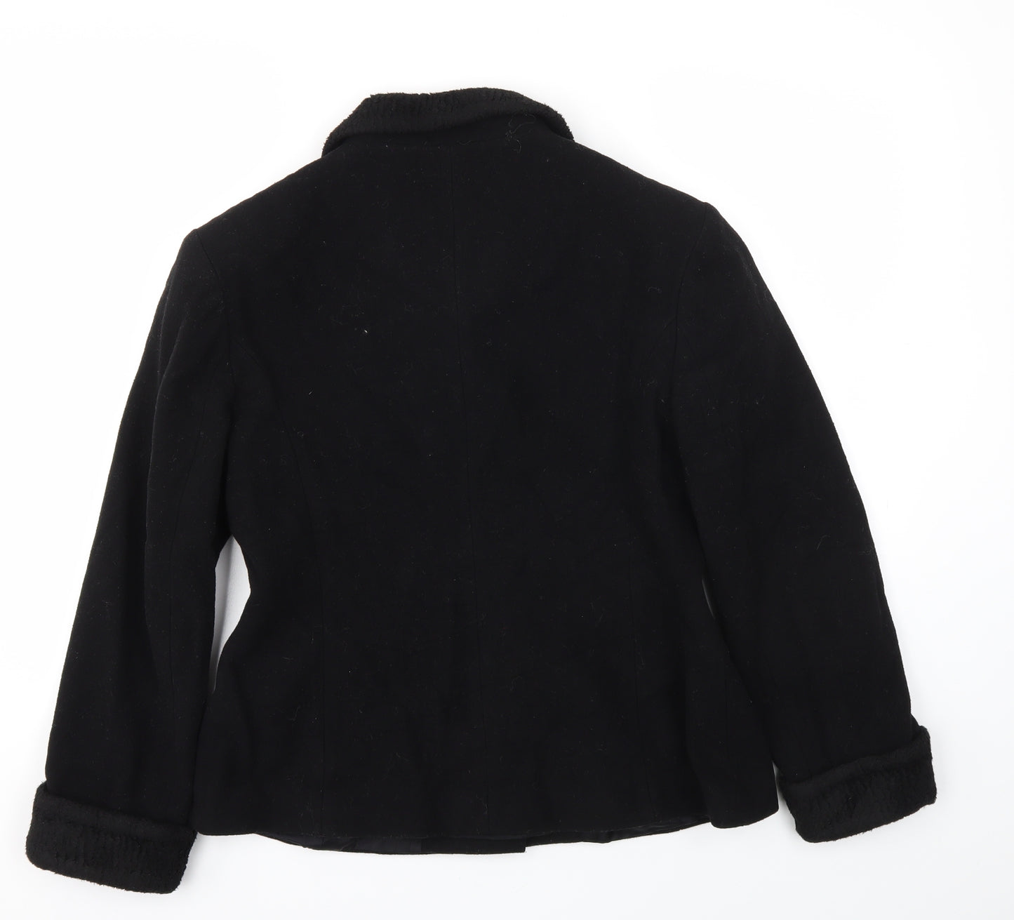 Oasis Womens Black   Jacket Coat Size 14