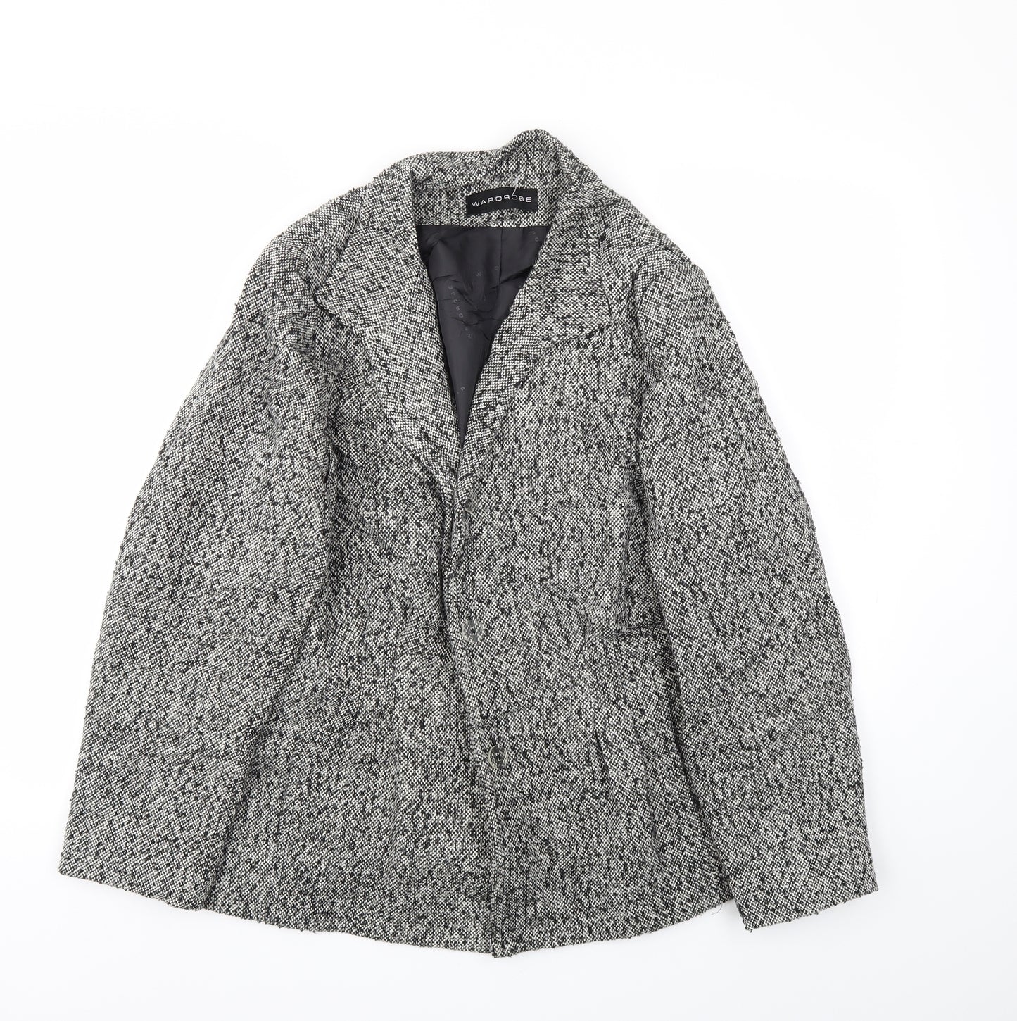 Wardrobe Womens Grey   Jacket Coat Size 18