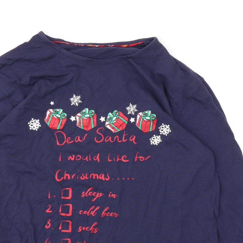 Matalan Womens Blue   Top Pyjama Top Size M