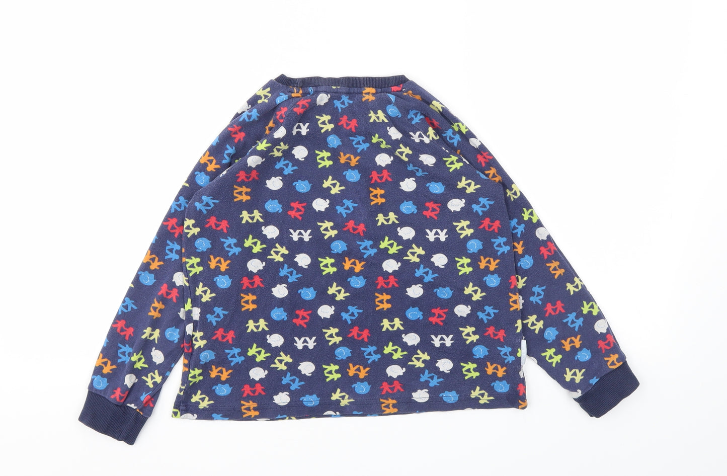 Matalan Boys Blue Animal Print  Basic T-Shirt Size 8-9 Years