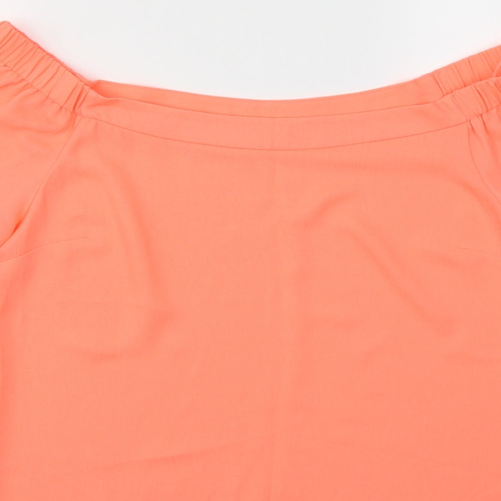 George Womens Pink   Basic Blouse Size 12
