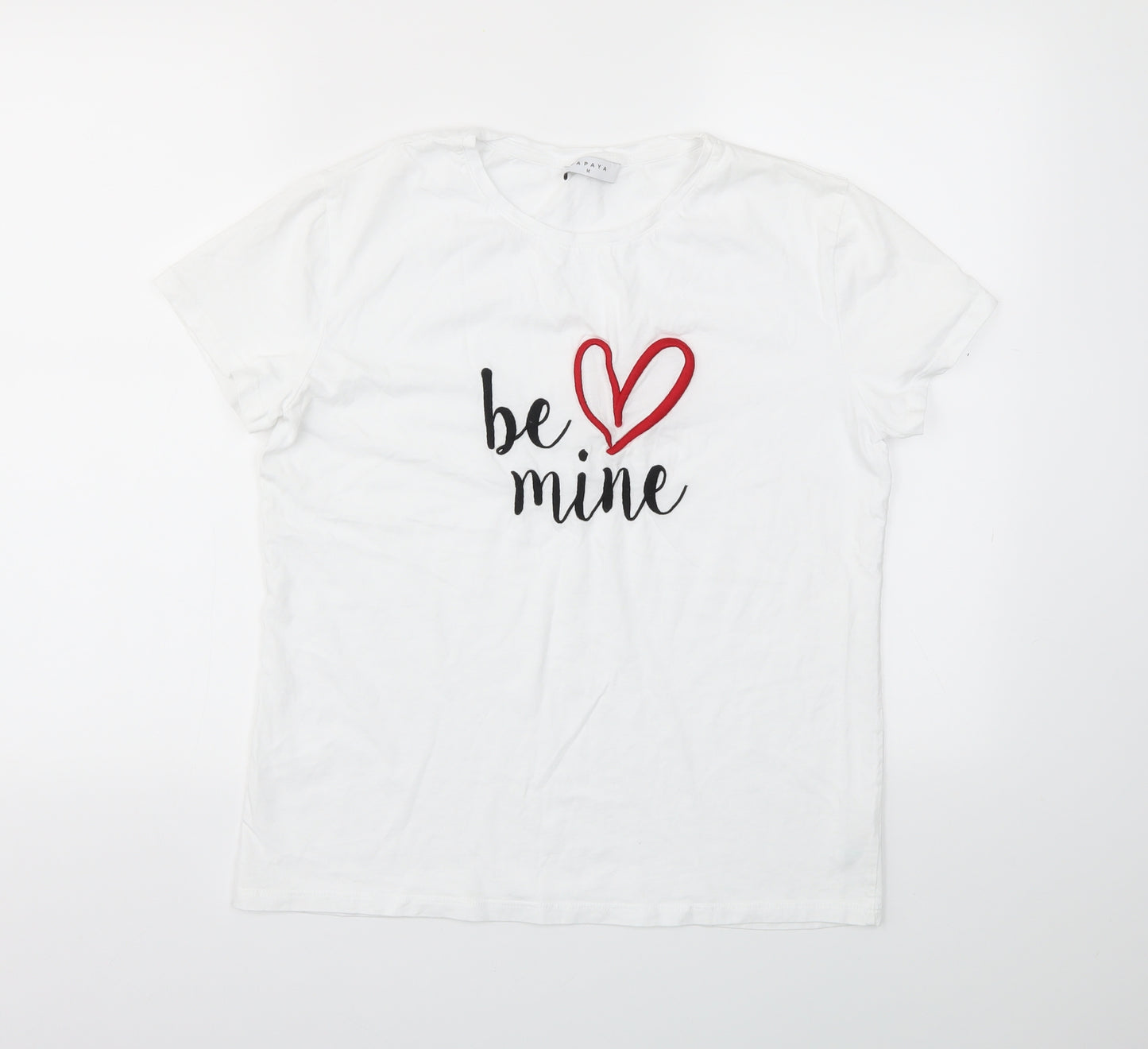 Matalan Womens White   Basic T-Shirt Size M