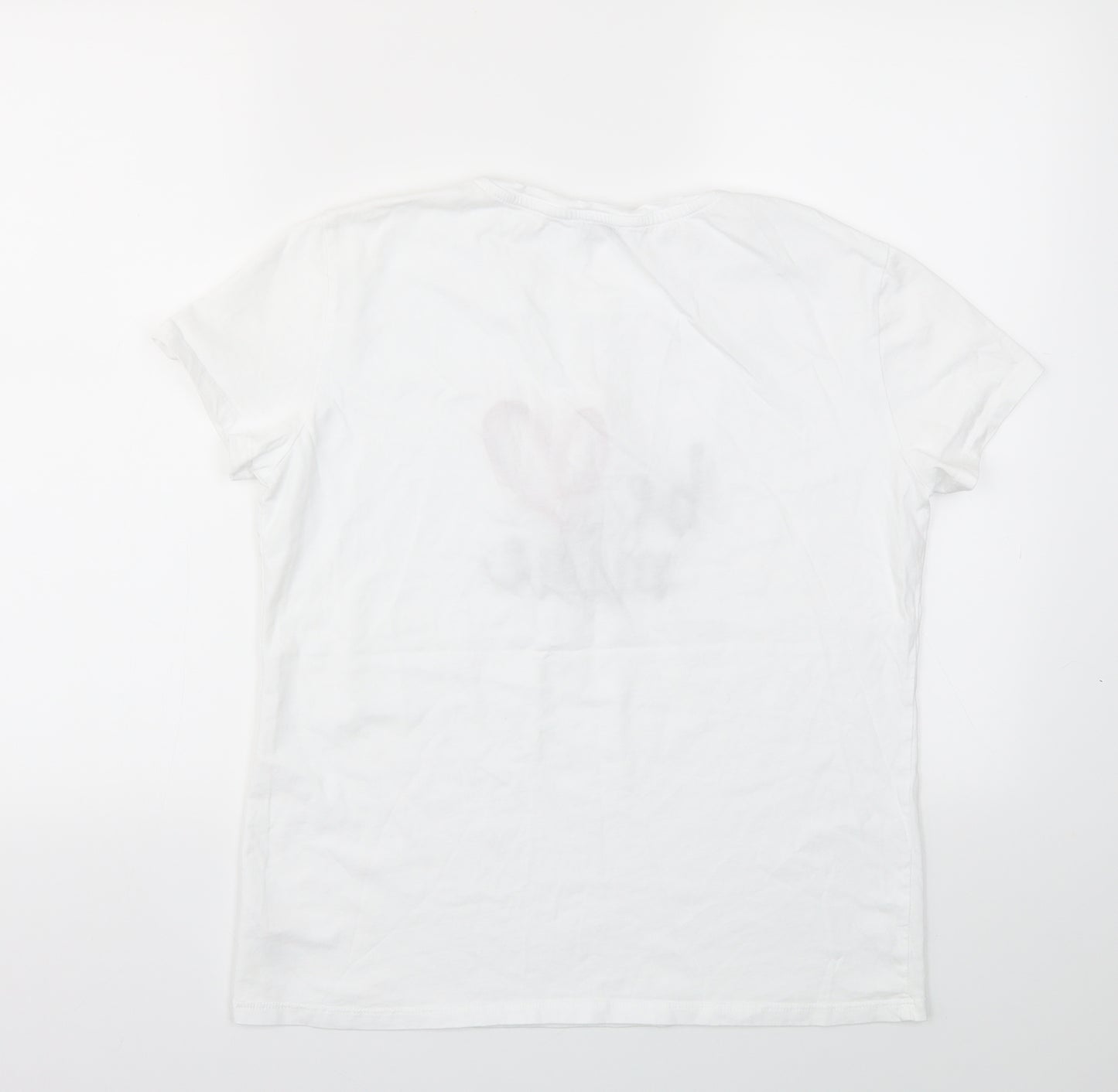 Matalan Womens White   Basic T-Shirt Size M