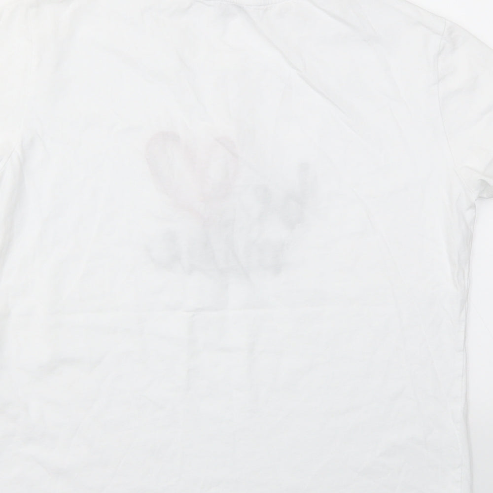 Matalan Womens White   Basic T-Shirt Size M