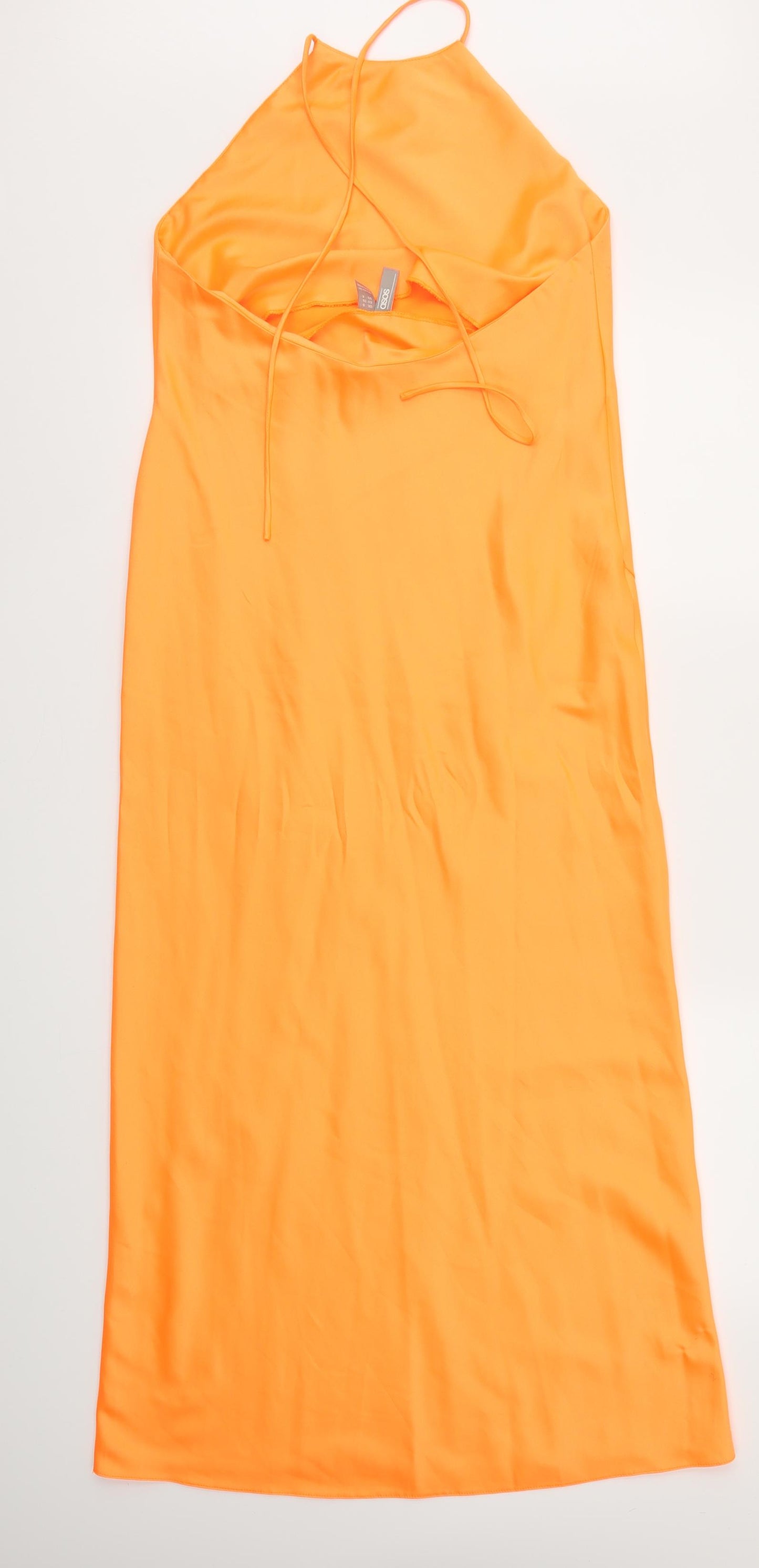 ASOS Womens Orange   Fit & Flare  Size 8