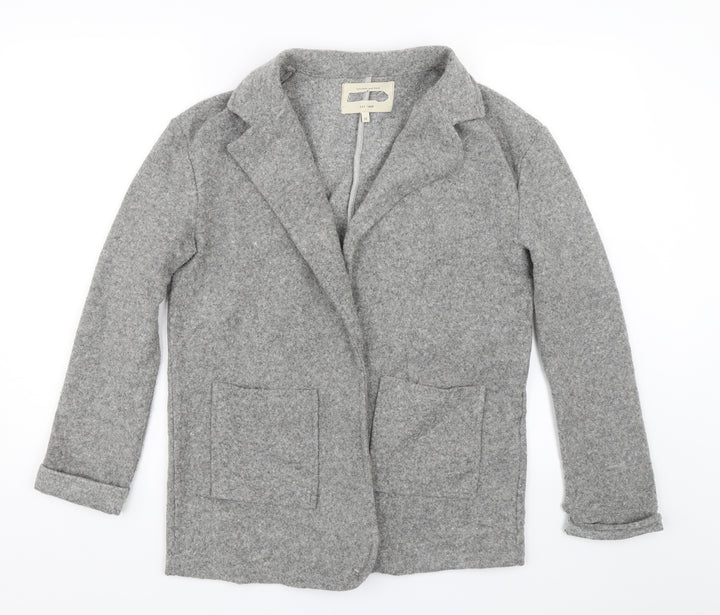 River Island Womens Grey   Overcoat Coat Size 10