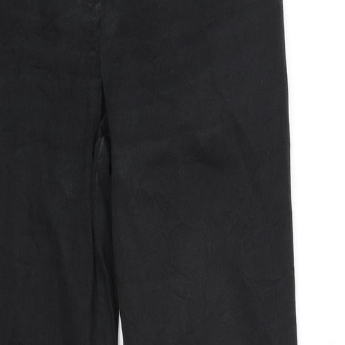 Marks & spencer Womens Black  Denim Straight Jeans Size 8 L30 in
