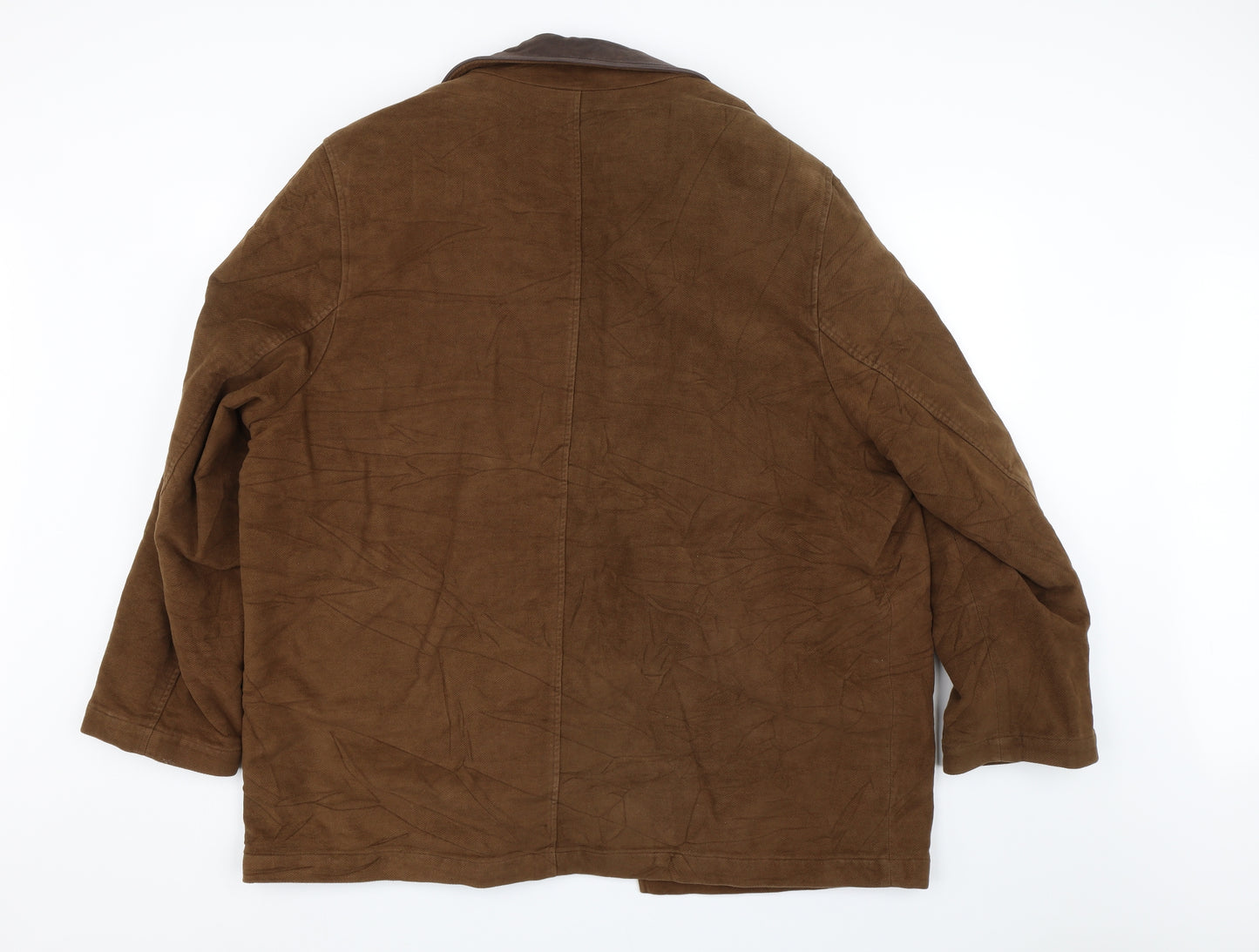 M&S Mens Brown   Quilted Coat Size XL