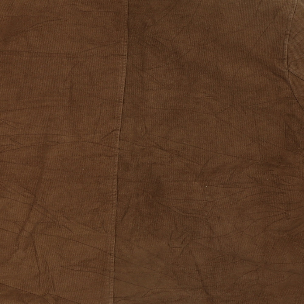 M&S Mens Brown   Quilted Coat Size XL