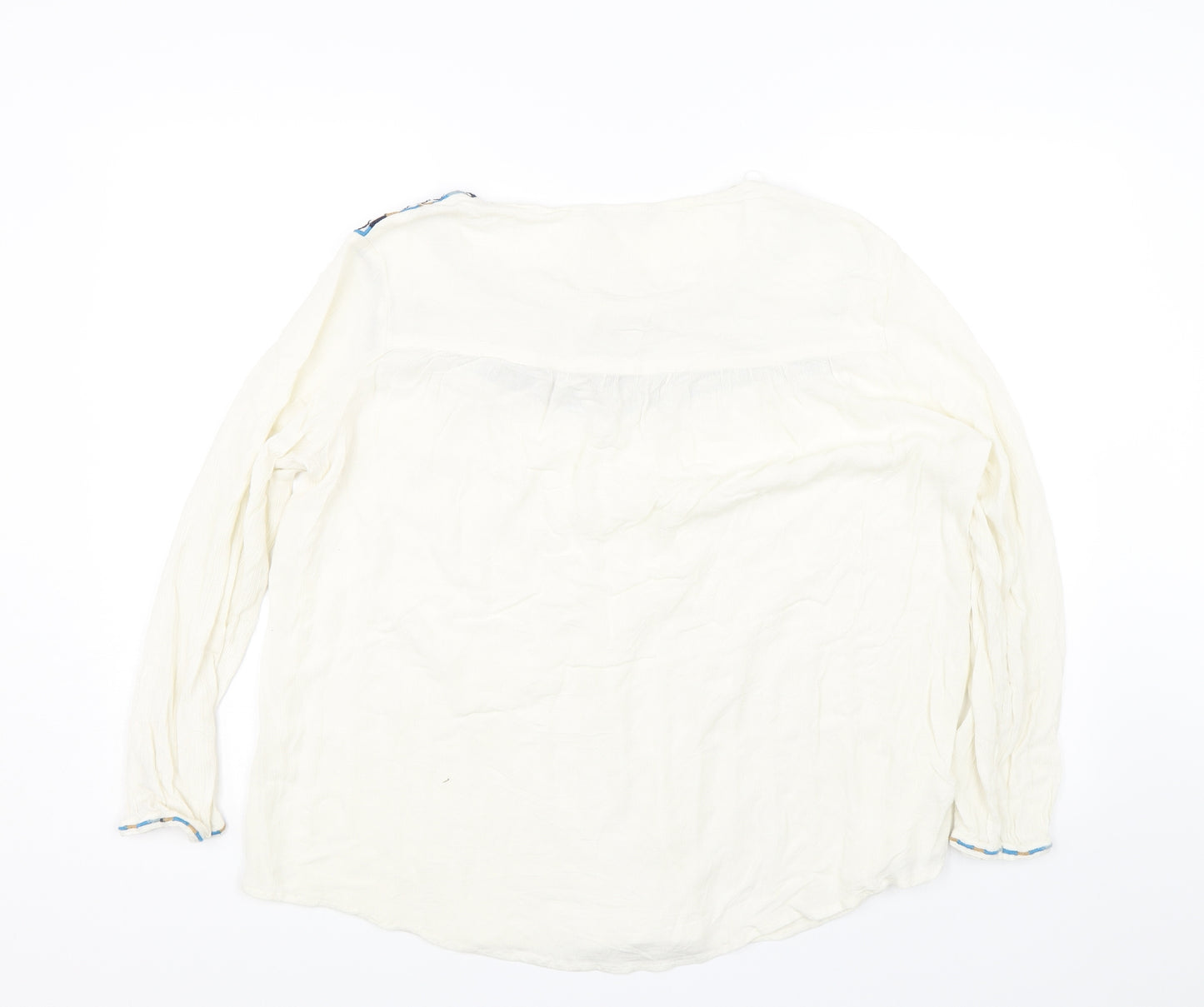 F&F Womens Beige Argyle/Diamond  Basic T-Shirt Size L