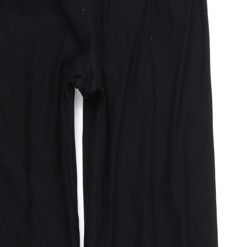 Kyadon Womens Black   Compression Leggings Size L L30 in