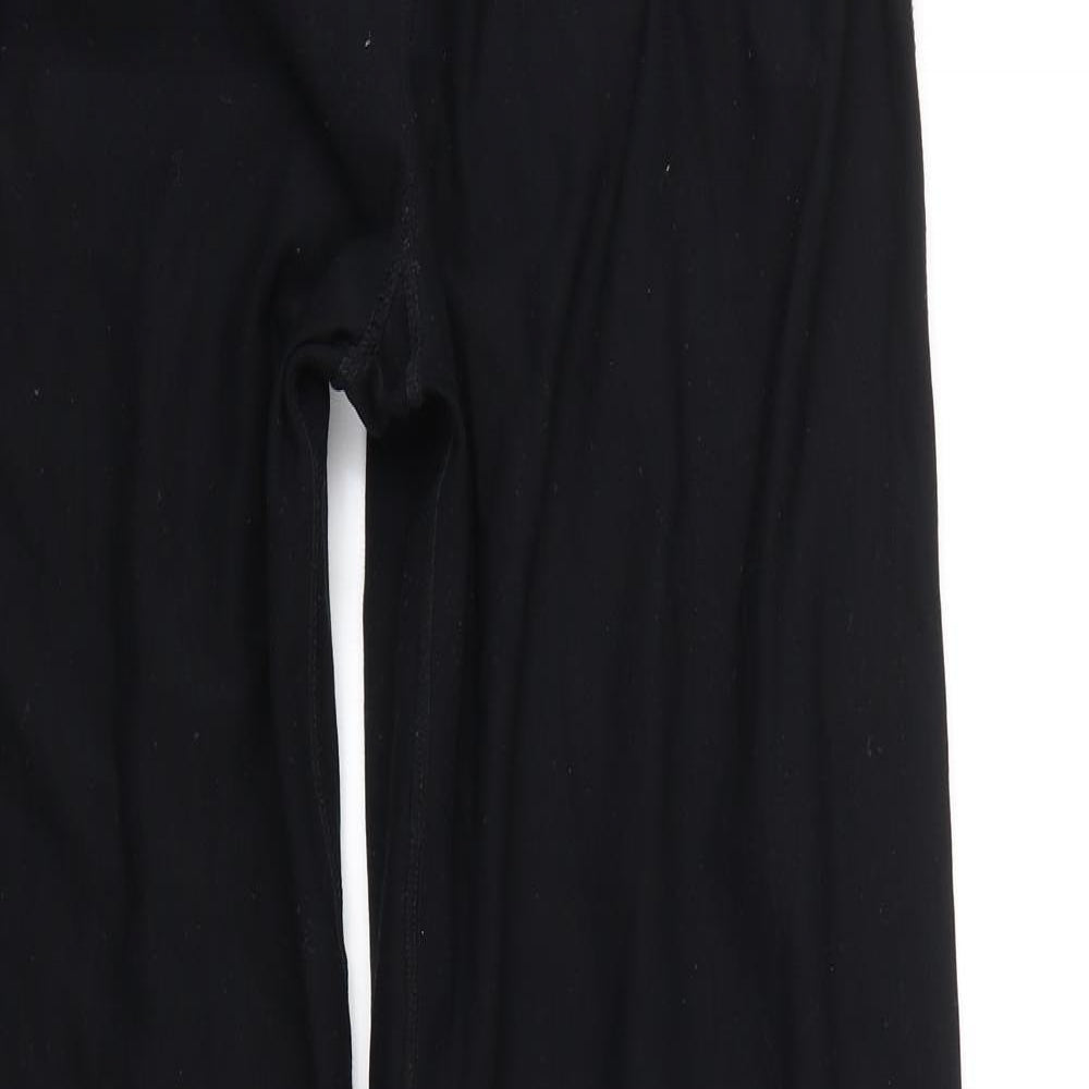 Kyadon Womens Black   Compression Leggings Size L L30 in