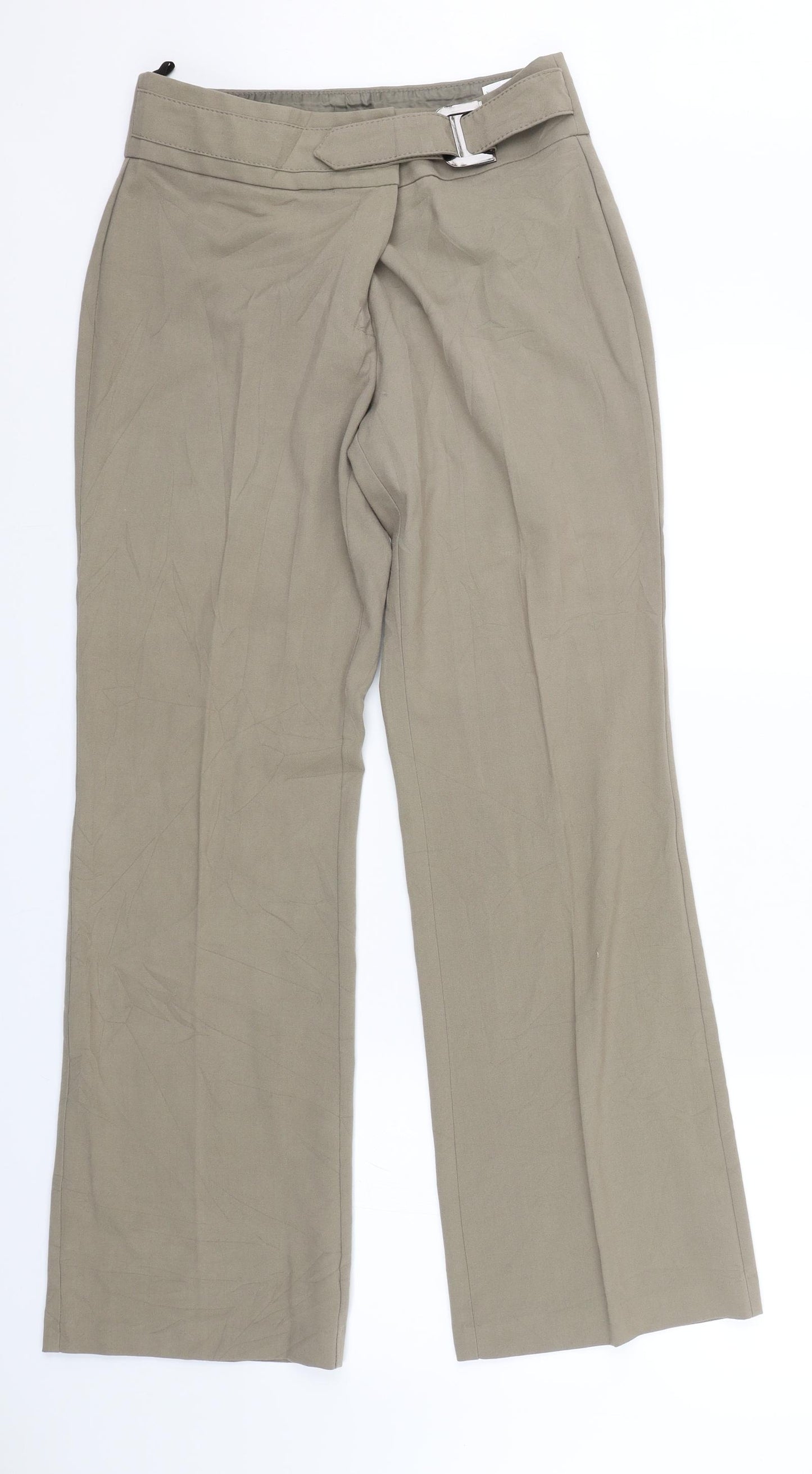 M&S Womens Brown   Trousers  Size 12 L27.5 in
