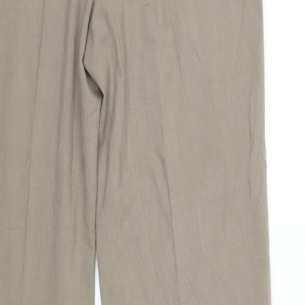 M&S Womens Brown   Trousers  Size 12 L27.5 in