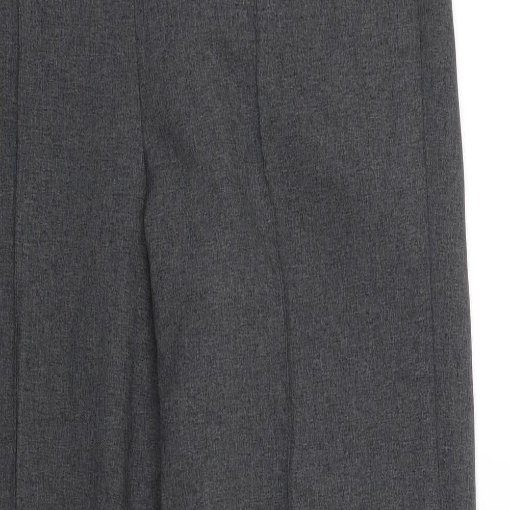 Isle Womens Grey   Trousers  Size 10 L25 in