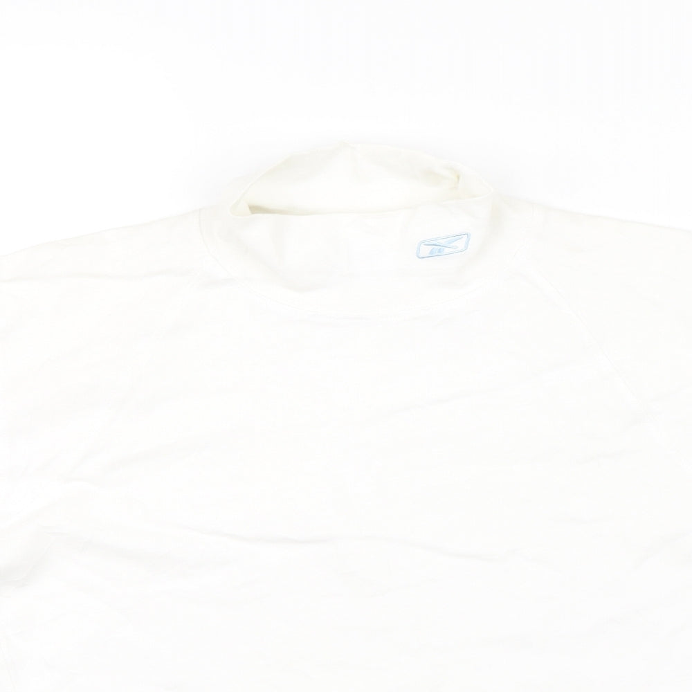 Reebok Mens White   Basic T-Shirt Size S
