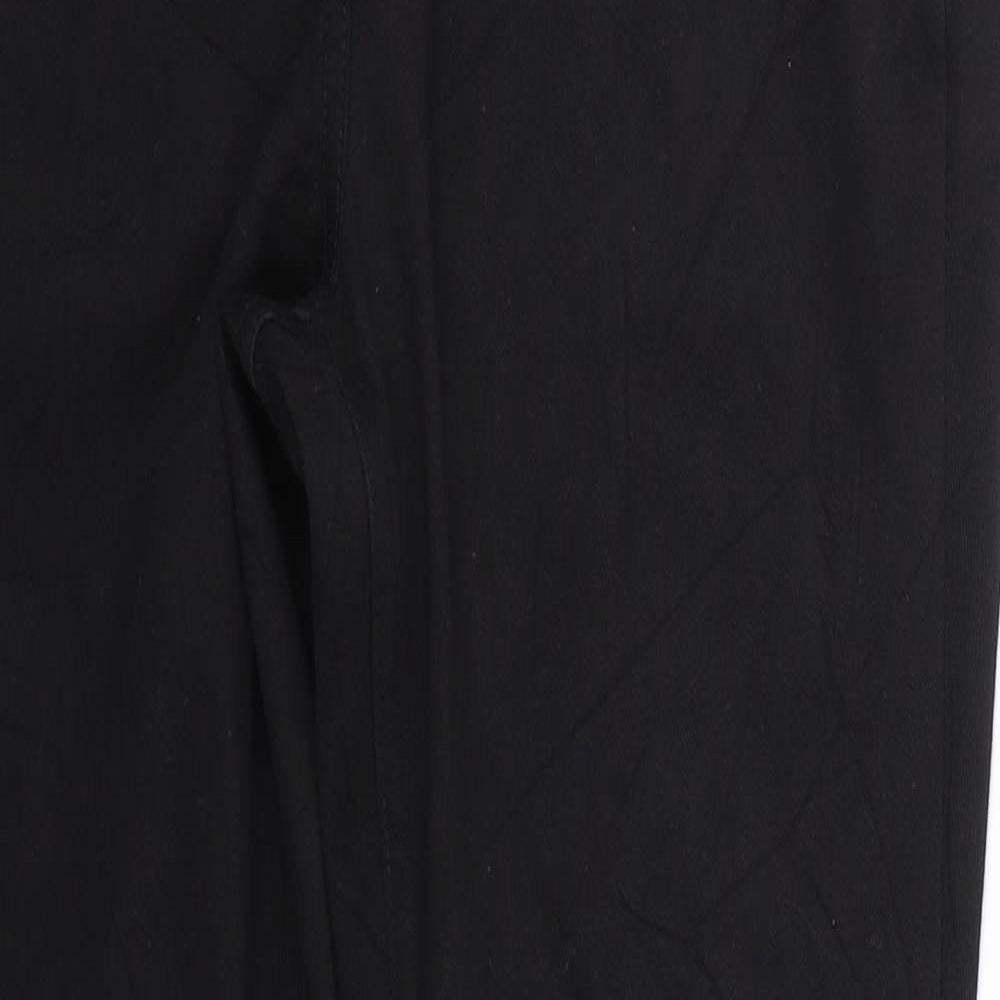 Diffuse Womens Black   Trousers  Size 8 L28 in